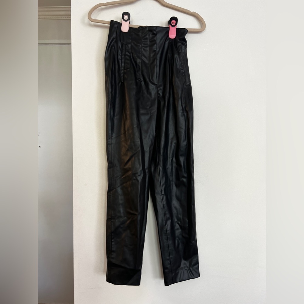Faux leather Zara pants
